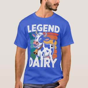 Legend Milchvieh Lustiger Bauer Kuh Bauer Pun Graf T-Shirt