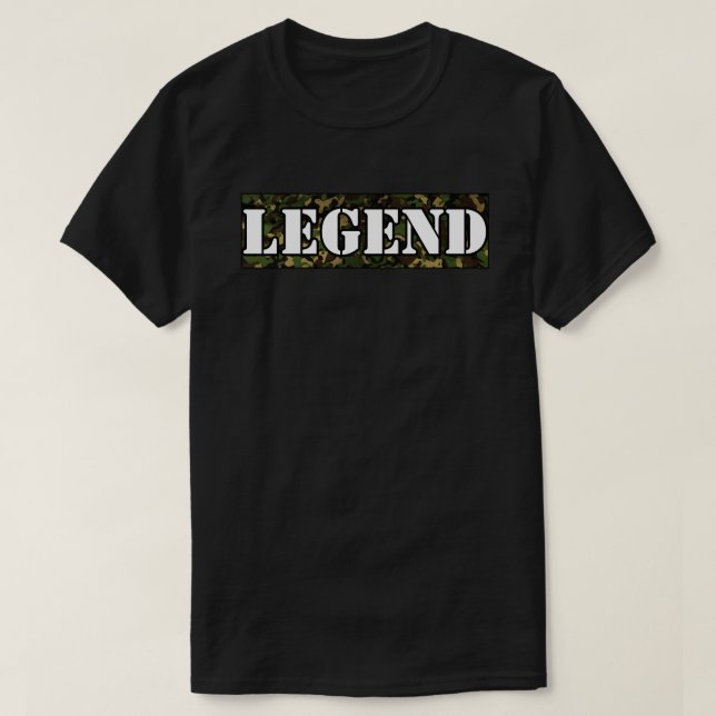 LEGEND Militärische Camouflage T-Shirt (Design vorne)