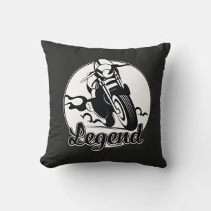 Legend Motorrad-T - Shirt Kissen