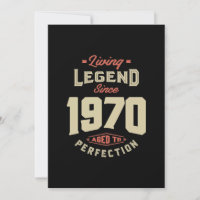 Legend seit 1970 Geburtstagsgeschenk