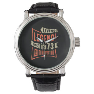 Legend seit 1973 Geburtstagsgeschenk Armbanduhr