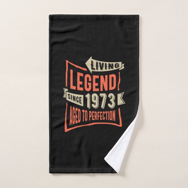 Legend seit 1973 Geburtstagsgeschenk Handtuch (Handtuch)