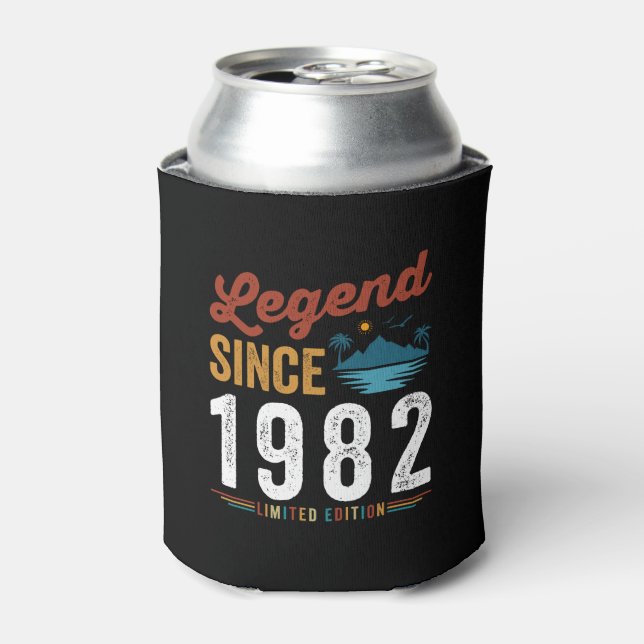 Legend seit 1982 Geburtstag Retro Vintag Dosenkühler (Kanne Vorderseite)