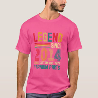 Legend Seit 2014 Vintag 10. Geburtstag Männer Tita T-Shirt