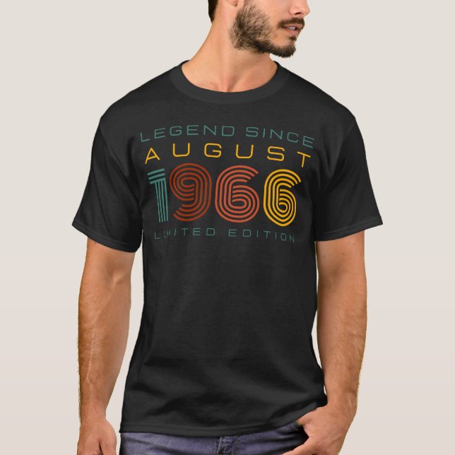 Legend Seit August 1966, limitierte Edition Men's T-Shirt (Vorderseite)