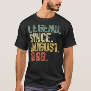 Legend Seit August 1998 24. Geburtstag 24 Jahre T-Shirt