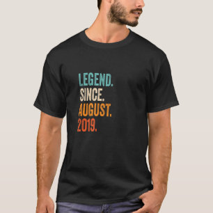 Legend Seit August 2019 3. Geburtstag T-Shirt