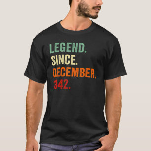 Legend Seit Dezember 1942 80. Geburtstag 80 Jahre T-Shirt