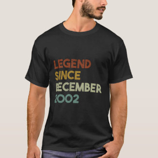 Legend Seit Dezember 2002 18th Birthday Gift 18 Y T-Shirt