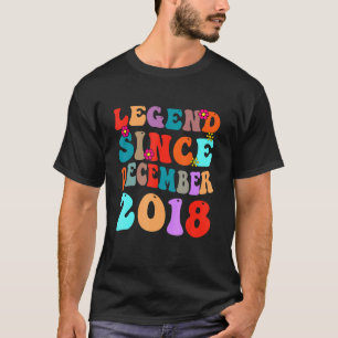Legend Seit Dezember 2018 Vintager Geburtstag Retr T-Shirt