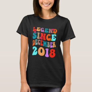Legend Seit Dezember 2018 Vintager Geburtstag Retr T-Shirt
