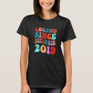Legend Seit Dezember 2019 Vintager Geburtstag Retr T-Shirt