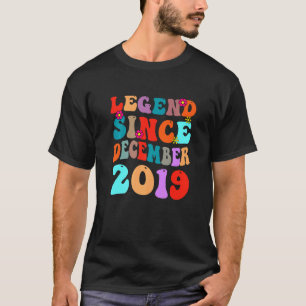 Legend Seit Dezember 2019 Vintager Geburtstag Retr T-Shirt