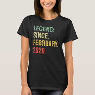 Legend Seit Februar 2020 3. Geburtstagsgeschenk 3 T-Shirt