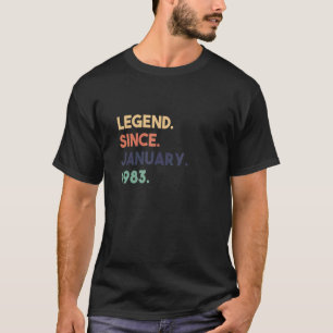Legend seit Januar 1983 Geburtstag T-Shirt