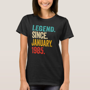 Legend Seit Januar 1985 38 Jahre alt 38. Geburtsta T-Shirt