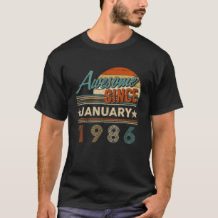 Legend Seit Januar 1986 36Th Quarantine Geburtstag T-Shirt