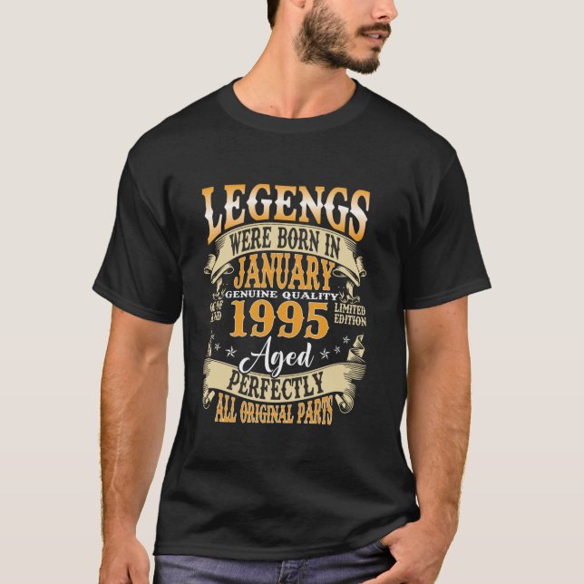 Legend seit Januar 1995 30 Jahre alt 30. Geburtsta T-Shirt (Vorderseite)