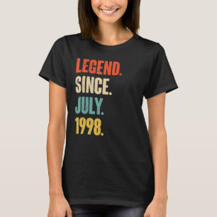 Legend Seit Juli 1998 24 Jahre alt 24. Geburtstag T-Shirt