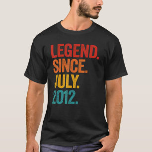 Legend Seit Juli 2012 10. Geburtstagsgeschenk 10 J T-Shirt