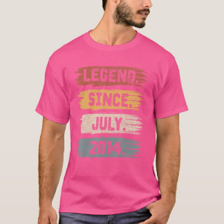 Legend Seit Juli 2014 8 Jahre alt 8. Geburtstag V T-Shirt