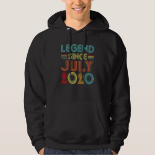 Legend Seit Juli 2020 2. Geburtstag Vintag 2 Jahr Hoodie