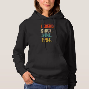 Legend Seit Juni 1954 68 Jahre 68 Geburtstag Hoodie