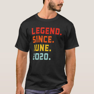 Legend Seit Juni 2020 2. Geburtstag Vintag 2 Jahr T-Shirt