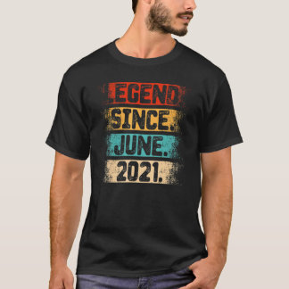 Legend Seit Juni 2021 1. Geburtstag 1 Jahre alt VI T-Shirt
