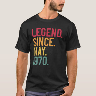 Legend Seit Mai 1970 51St Geburtstag 51 Jahre alt T-Shirt