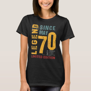 Legend seit Mai 1970 für 52 Jahre alt 52. Geburtst T-Shirt