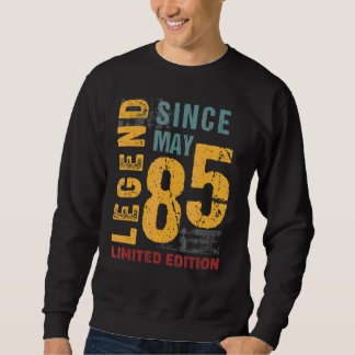 Legend seit Mai 1985 für 37 Jahre alt 37. Geburtst Sweatshirt
