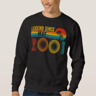 Legend Seit Mai 2001 21. Geburtstag 21 Jahre alt V Sweatshirt