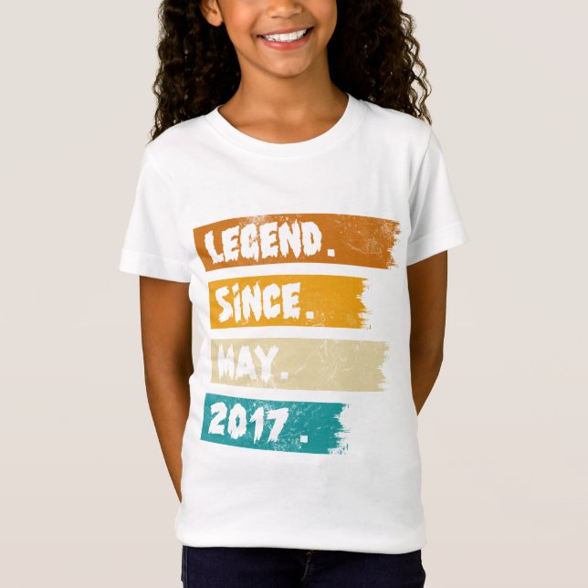 Legend Seit Mai 2017 T-Shirt (Vorderseite)