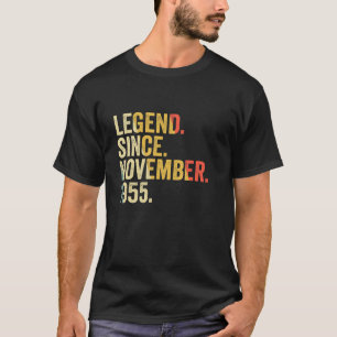 Legend Seit November 1955 67 Jahre alt 67. Geburt T-Shirt