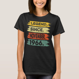 Legend Seit November 1966 56. Geburtstag 56 Jahre T-Shirt
