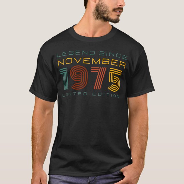 Legend Seit November 1975, Limited Edition Men's T-Shirt (Vorderseite)
