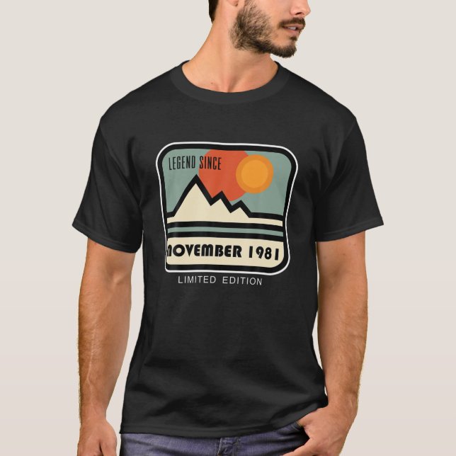 LEGEND SEIT NOVEMBER 1981 - FUNNY 40. T-Shirt (Vorderseite)