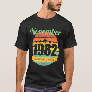 Legend Seit November 1982 40 Jahre 40 40 Birthda T-Shirt