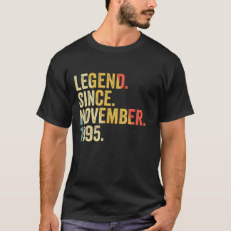 Legend Seit November 1995 27 Jahre alt 27. Geburts T-Shirt
