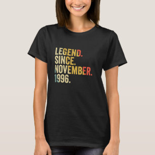 Legend Seit November 1996 26 Jahre alt 26. Geburts T-Shirt