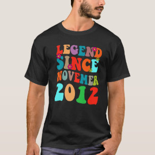 Legend Seit November 2012 Vintager Geburtstag Retr T-Shirt
