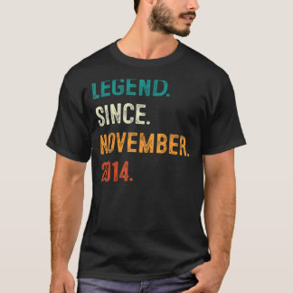 Legend Seit November 2014 8. Geburtstag 8 Jahre T-Shirt