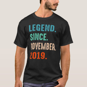 Legend Seit November 2019 3. Geburtstag 3 Jahre ei T-Shirt