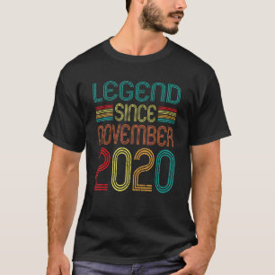 Legend Seit November 2020 Retro 2 Jahre alt 2. B T-Shirt