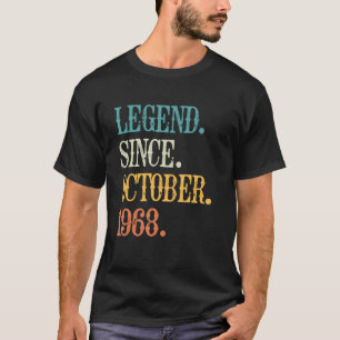 Legend Seit Oktober 1968 54. Geburtstag 54 Jahre T-Shirt
