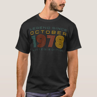 Legend Seit Oktober 1978, Limited Edition Men's T-Shirt