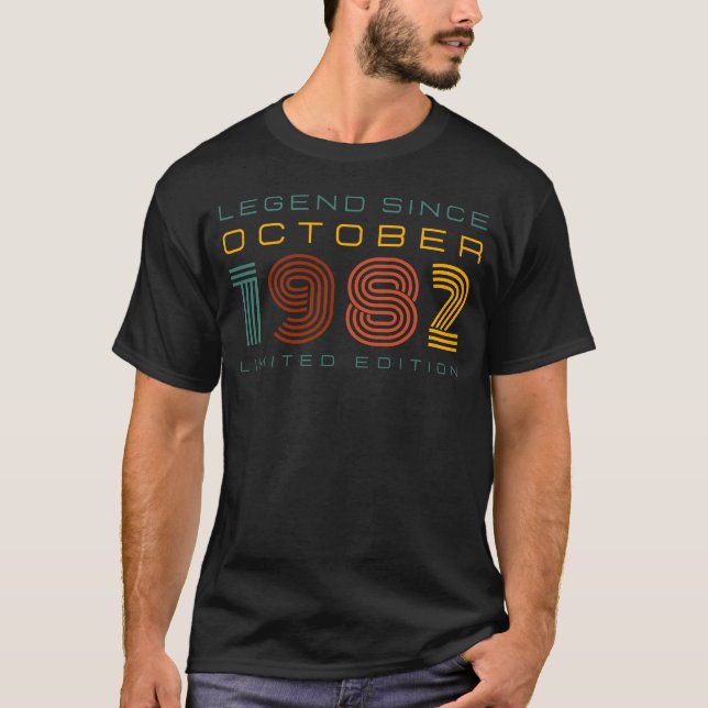 Legend Seit Oktober 1982, Limited Edition Men's T-Shirt (Vorderseite)