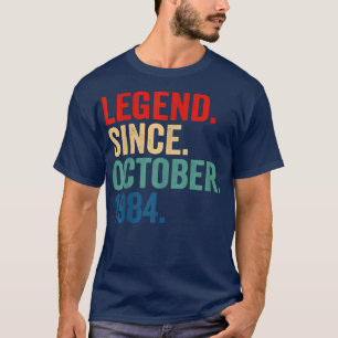 Legend Seit Oktober 1984 38 Jahre alte Geschenke 3 T-Shirt