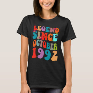 Legend Seit Oktober 1992 Vintager Geburtstag Retro T-Shirt